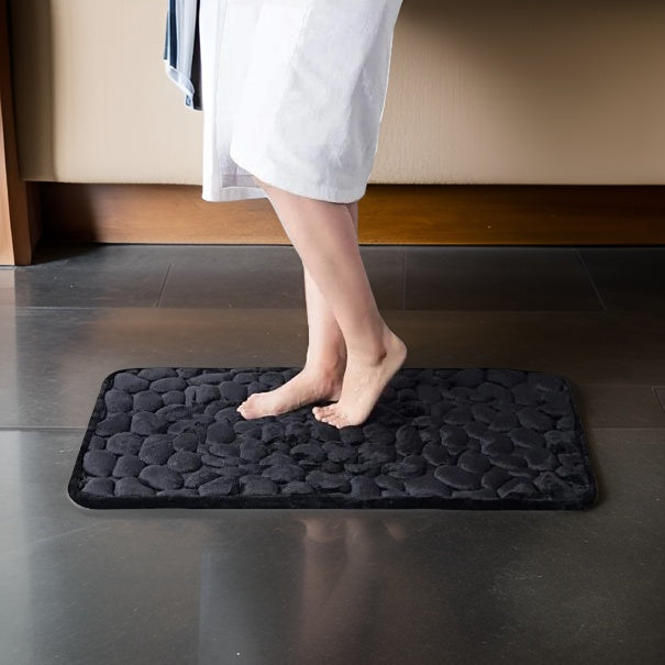 Cobblestone Embossed Non-Slip Bathmat