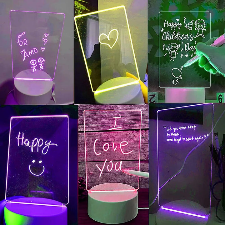 LED Message Board Décor Light